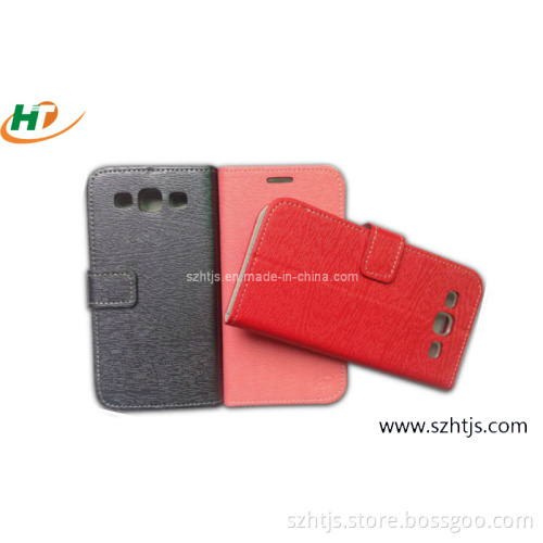 Pink Color Leather Cell Phone Holster for Samsung 9300